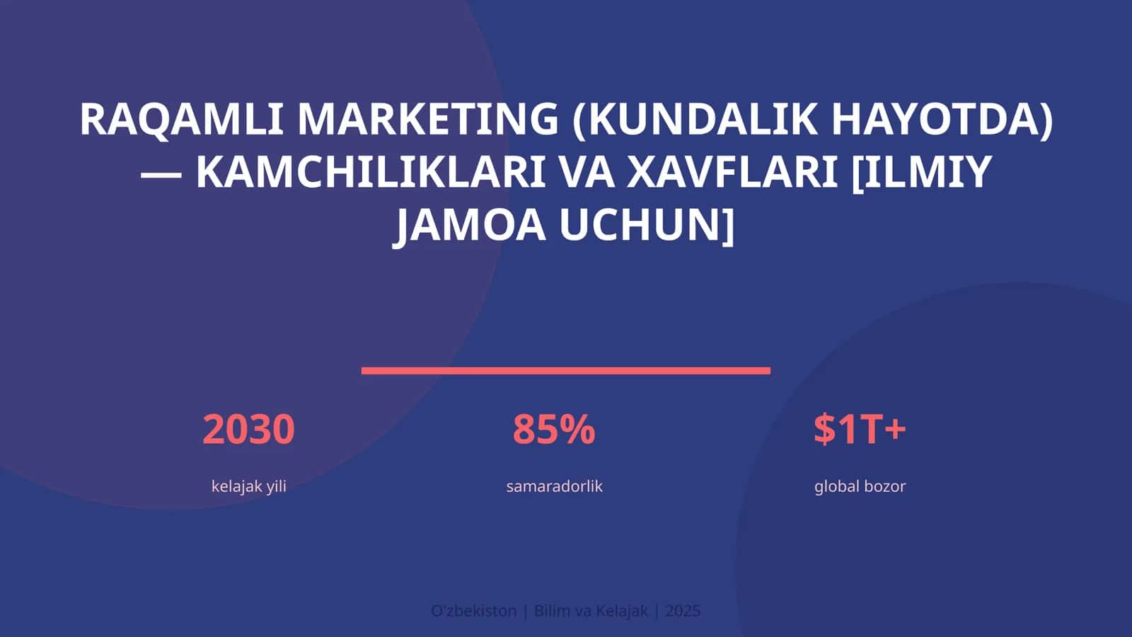 Raqamli marketing (kundalik hayotda) — kamchiliklari va xavflari [ilmiy jamoa uchun]