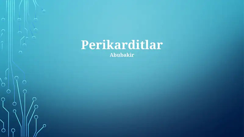 Perikarditlar