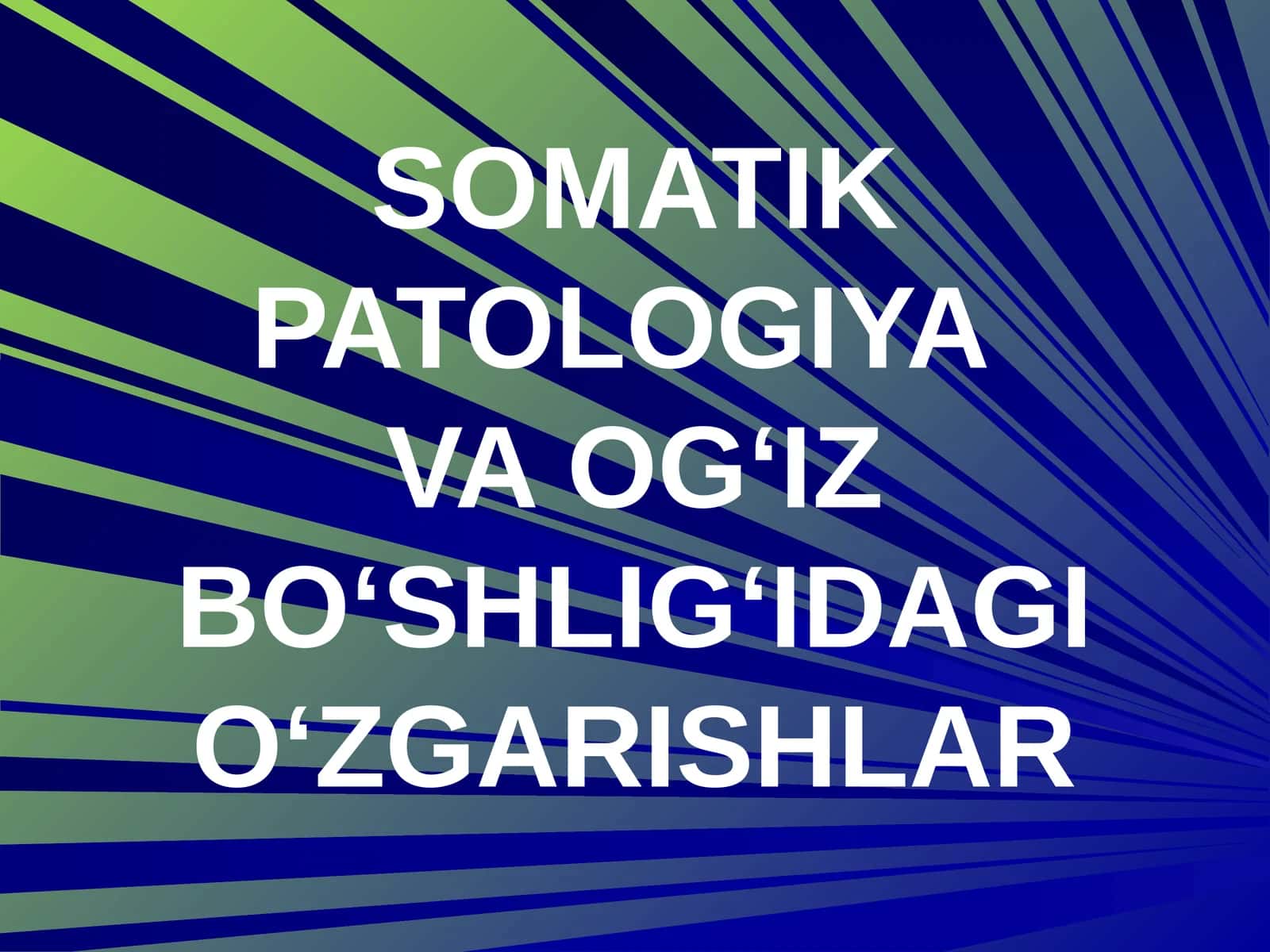 stomatit patologiyasi
