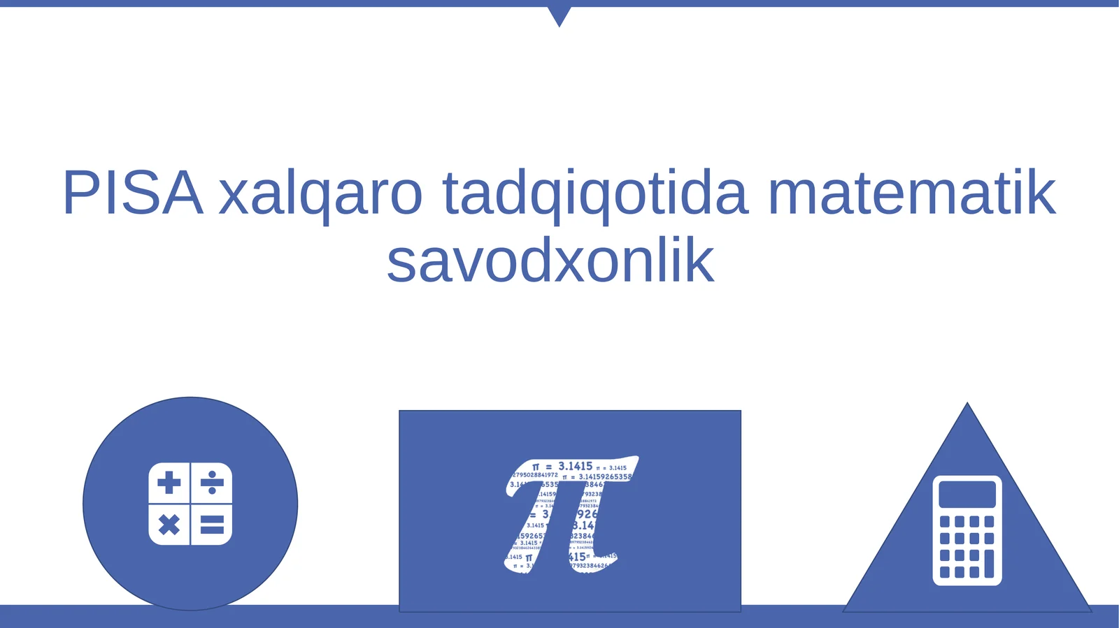 PISA xalqaro tadqiqotida matematik savodxonlik