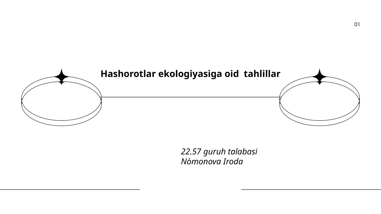Hashorotlar ekologiyasiga oid tahlillar