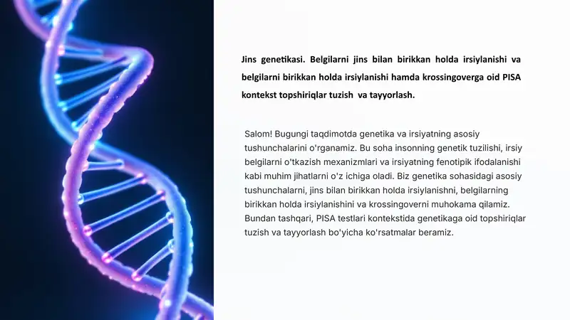 Genetika va irsiyat