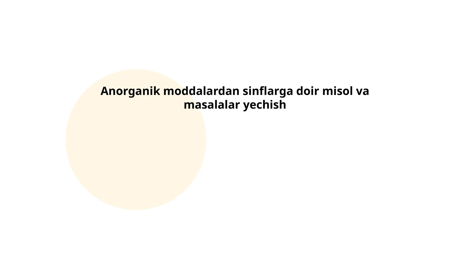 Kimyoviy elementlar va ularning periodik sistemasi