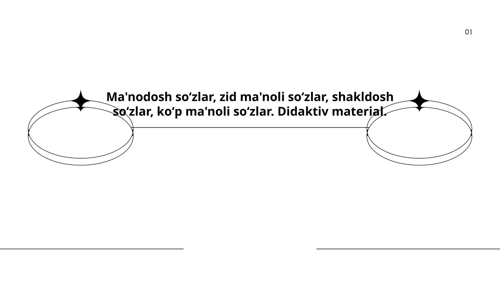 Ma'nodosh soʻzlar, zid ma'noli soʻzlar, shakldosh soʻzlar, koʻp ma'noli soʻzlar