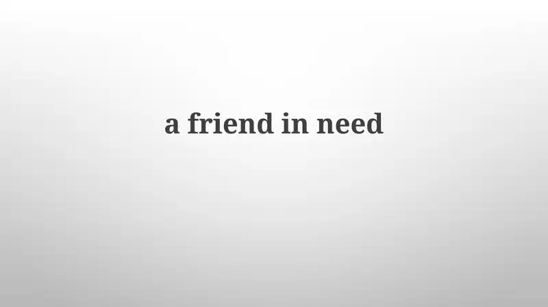 Defining Friendship