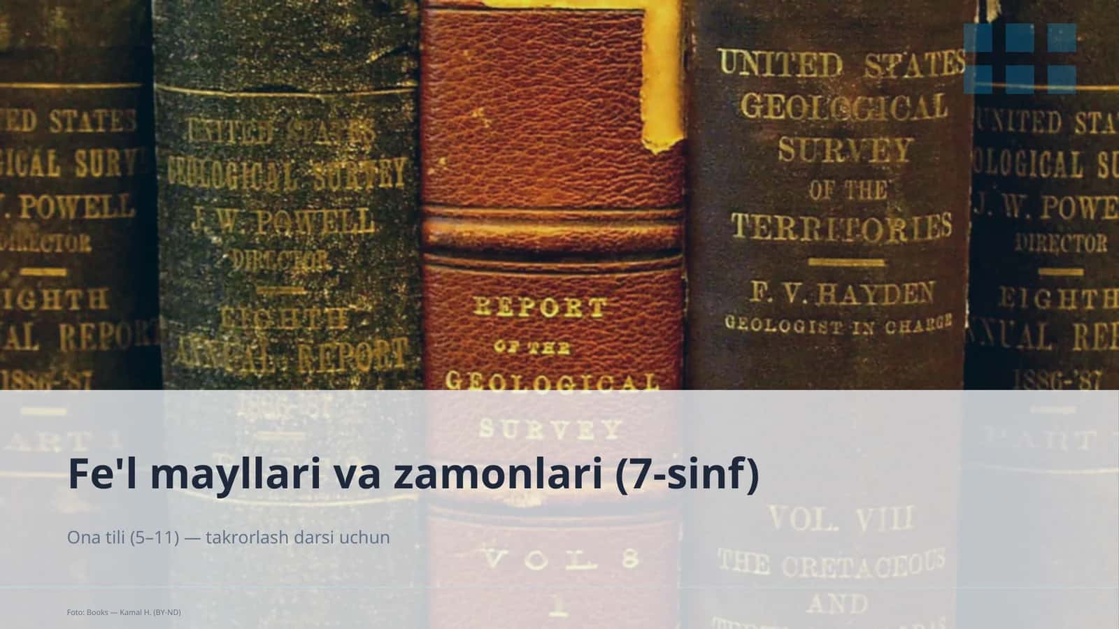 Fe'l mayllari va zamonlari (7-sinf)