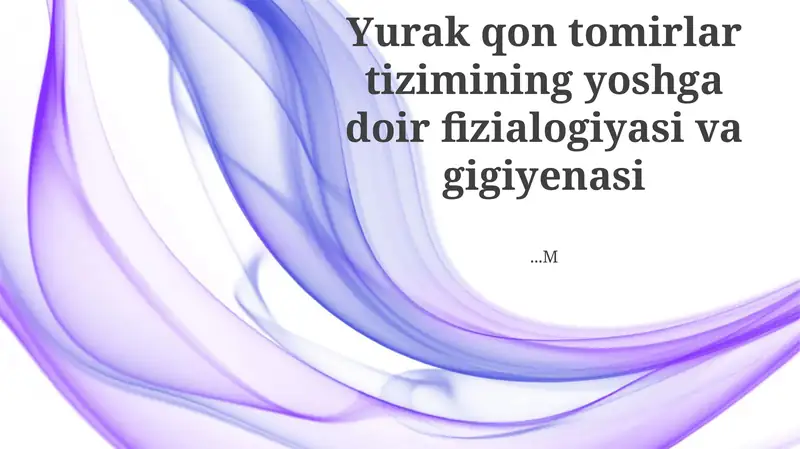 Yurak-qon tomir tizimi