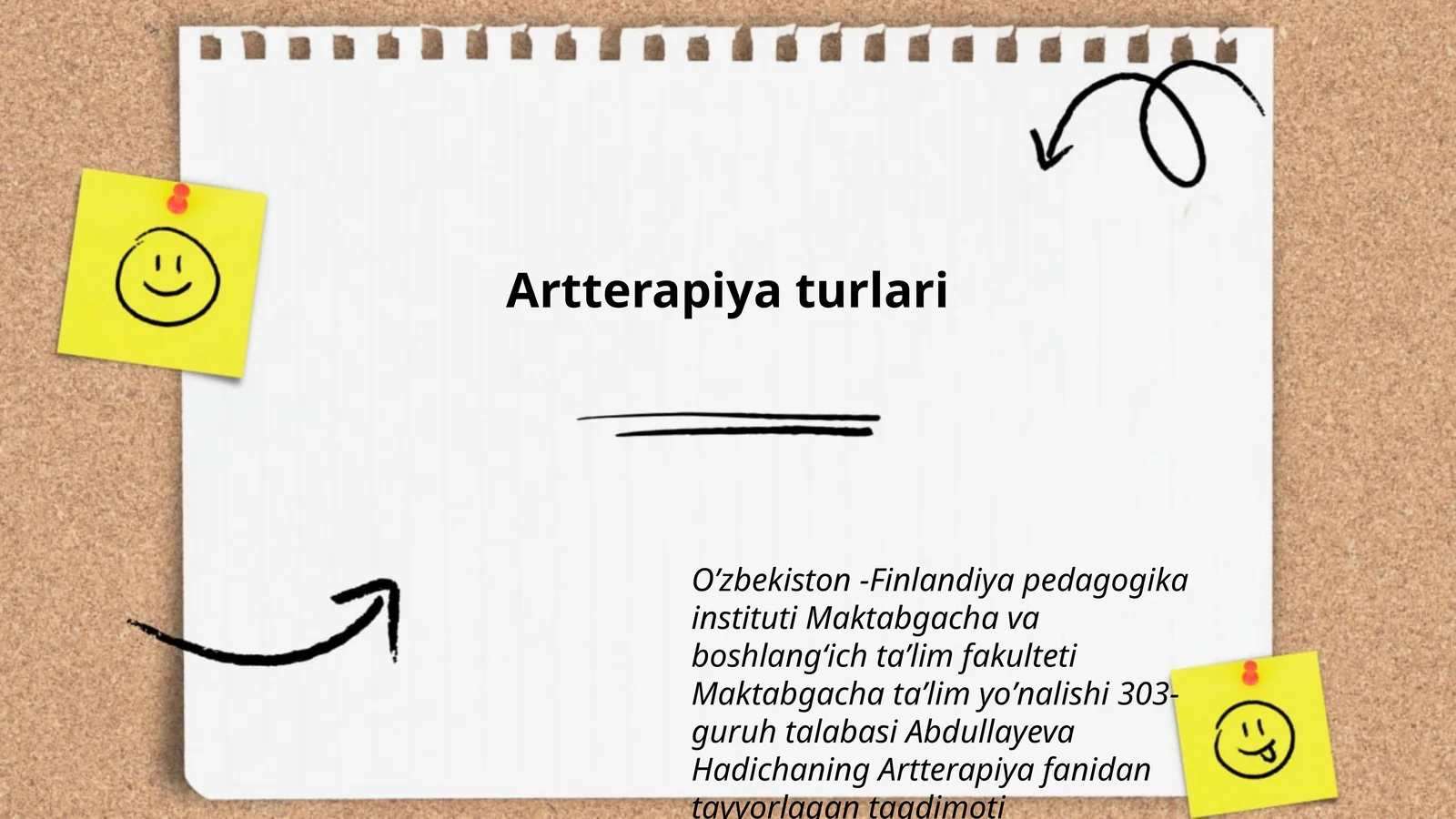 Artterapiya turlari