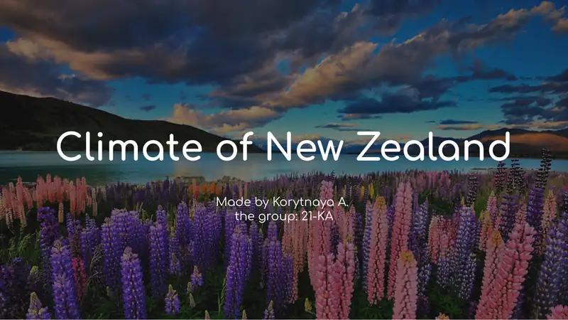 Climate of New Zealand