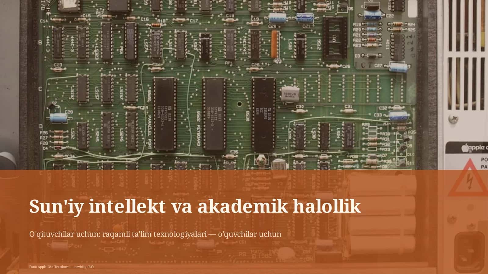 Sun'iy intellekt va akademik halollik