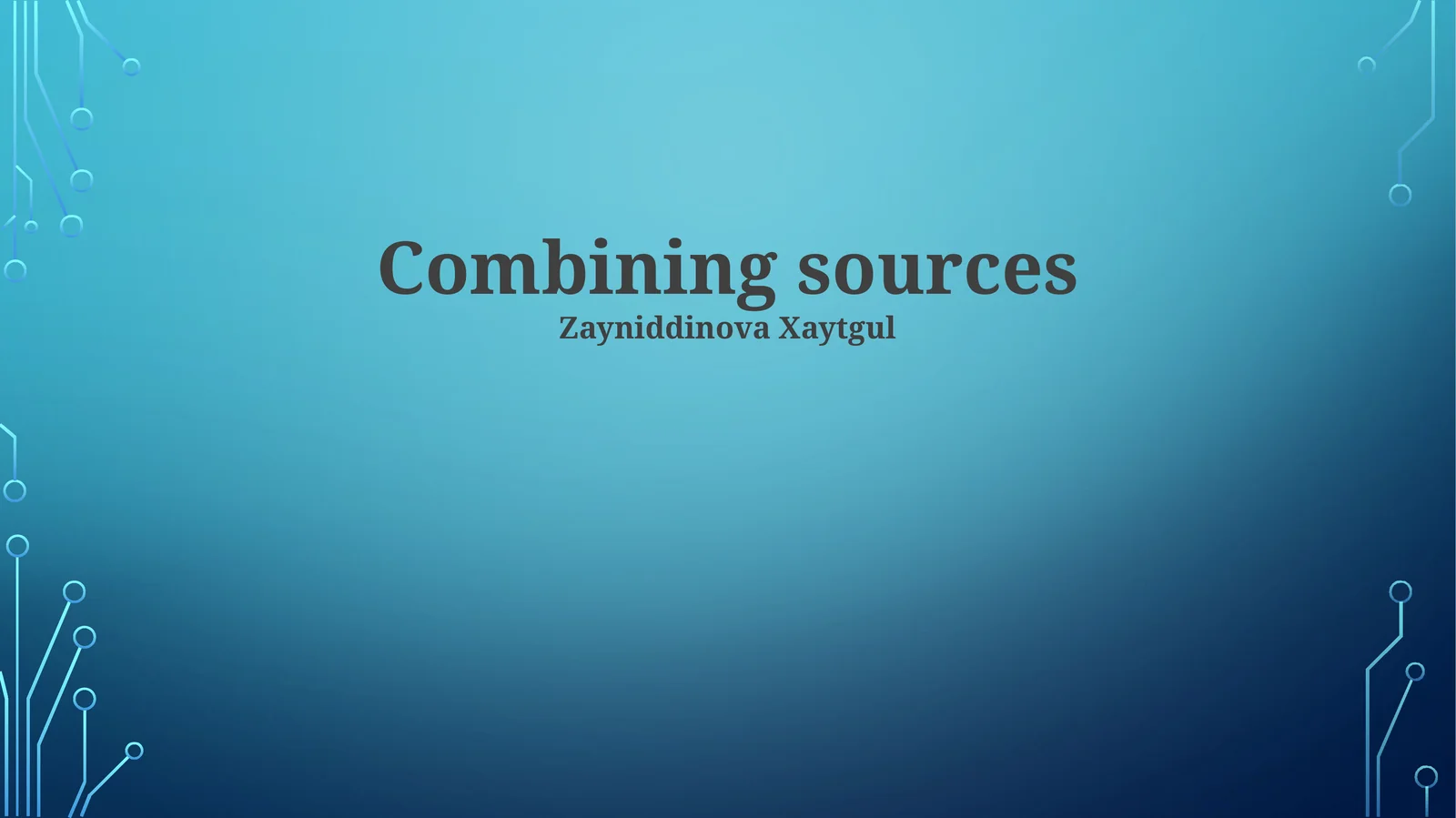 Identifying Credible Sources