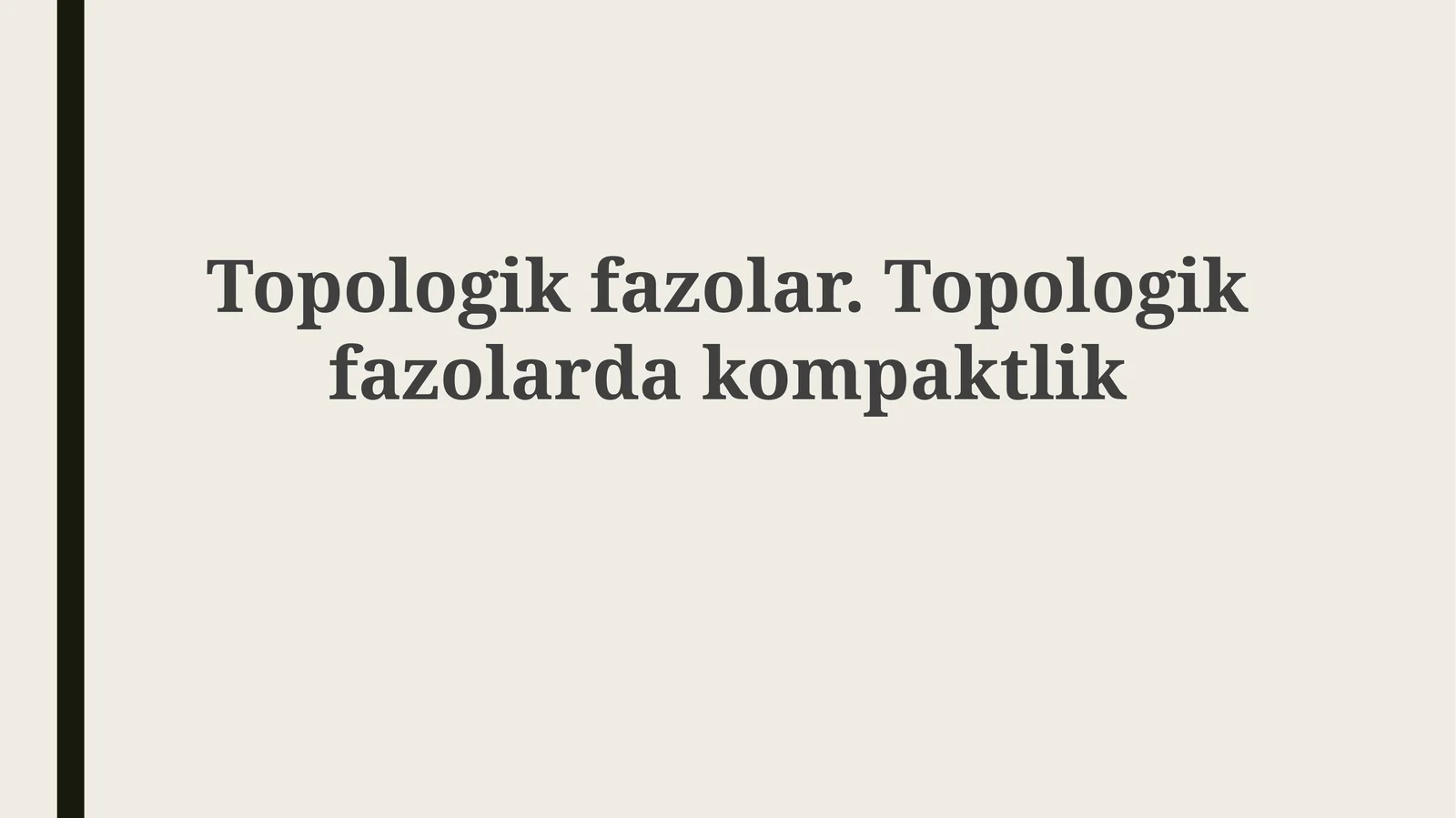 Topologik fazolar