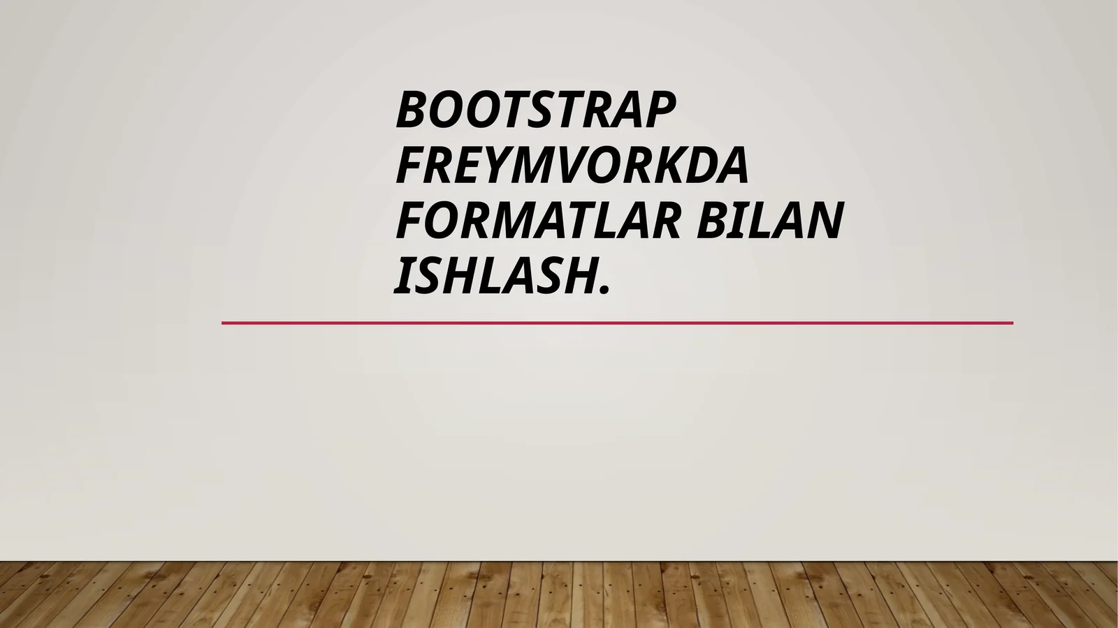 ppt bootstrap