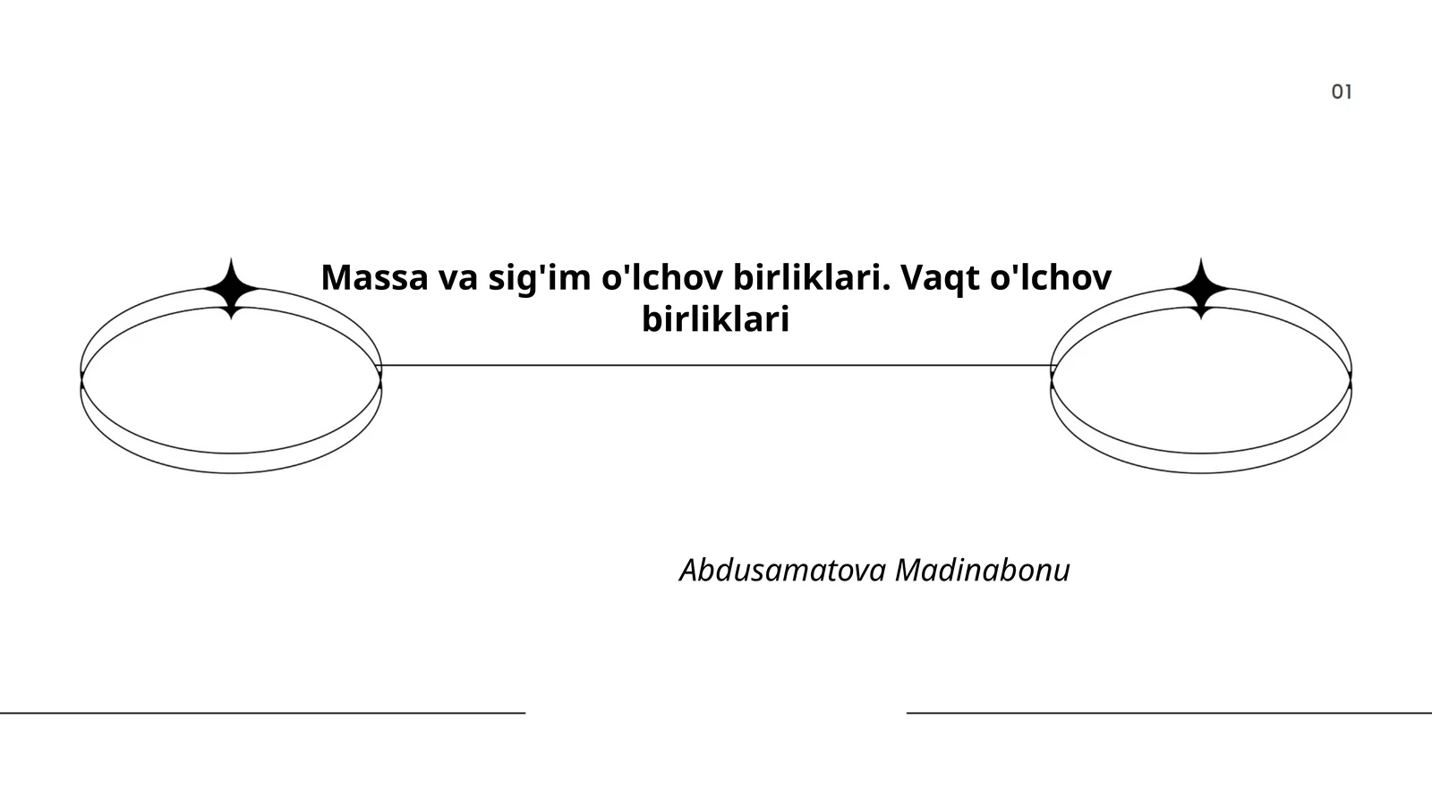Massa va sig'im o'lchov birliklari. Vaqt o'lchov birliklari