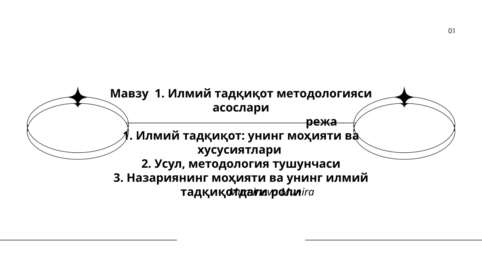 Илмий тадқиқот методологияси асослари