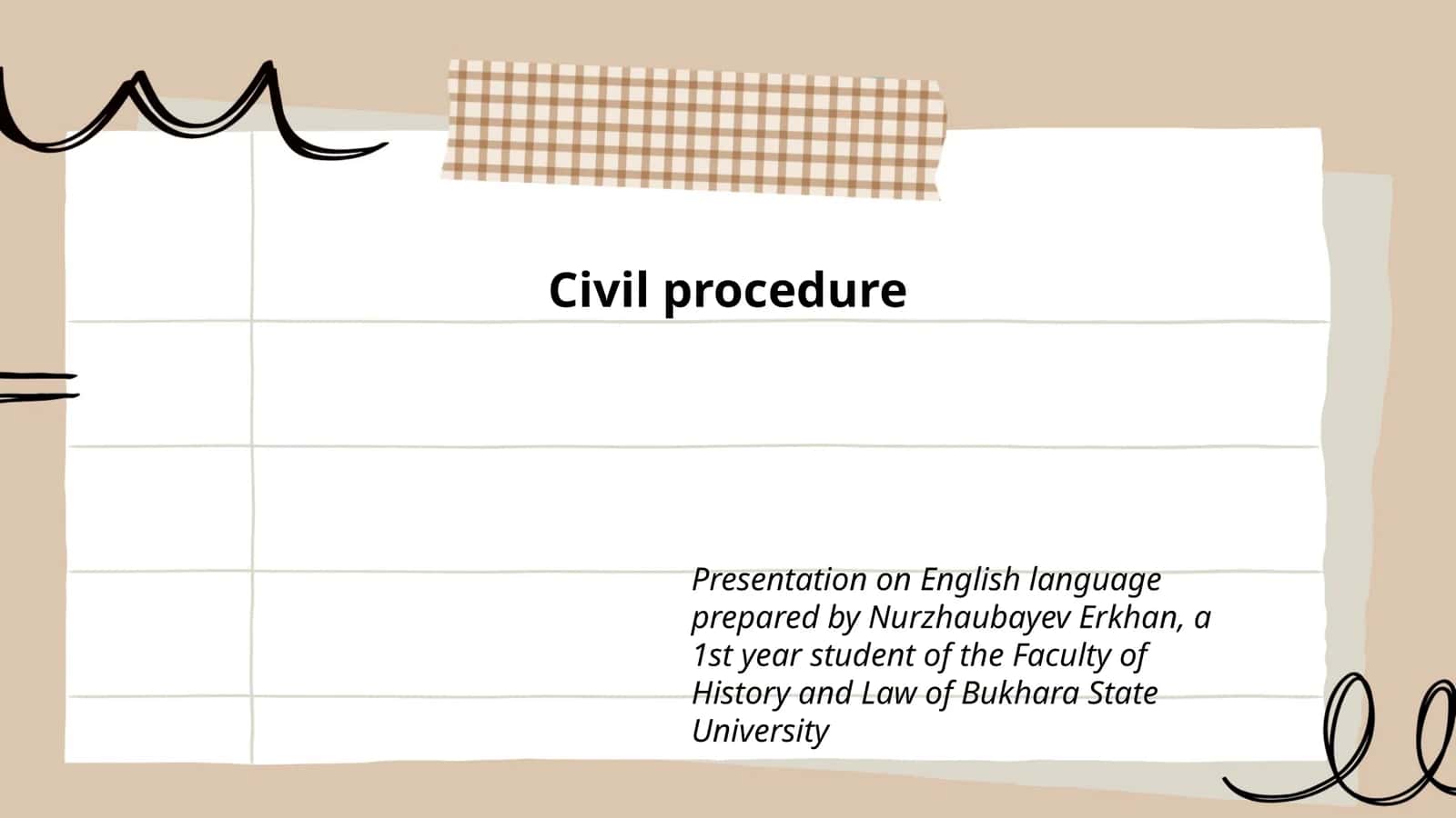 Civil procedure