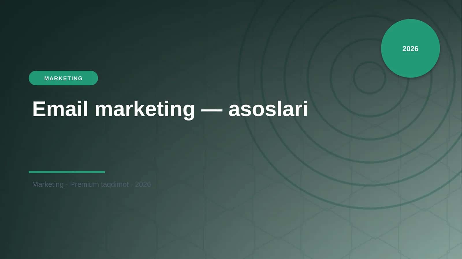Email marketing - asoslari