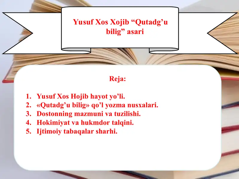 Qutadg’u bilig