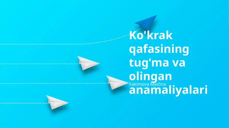 Ko'krak qafasining tugʻma va olingan anamaliyalari