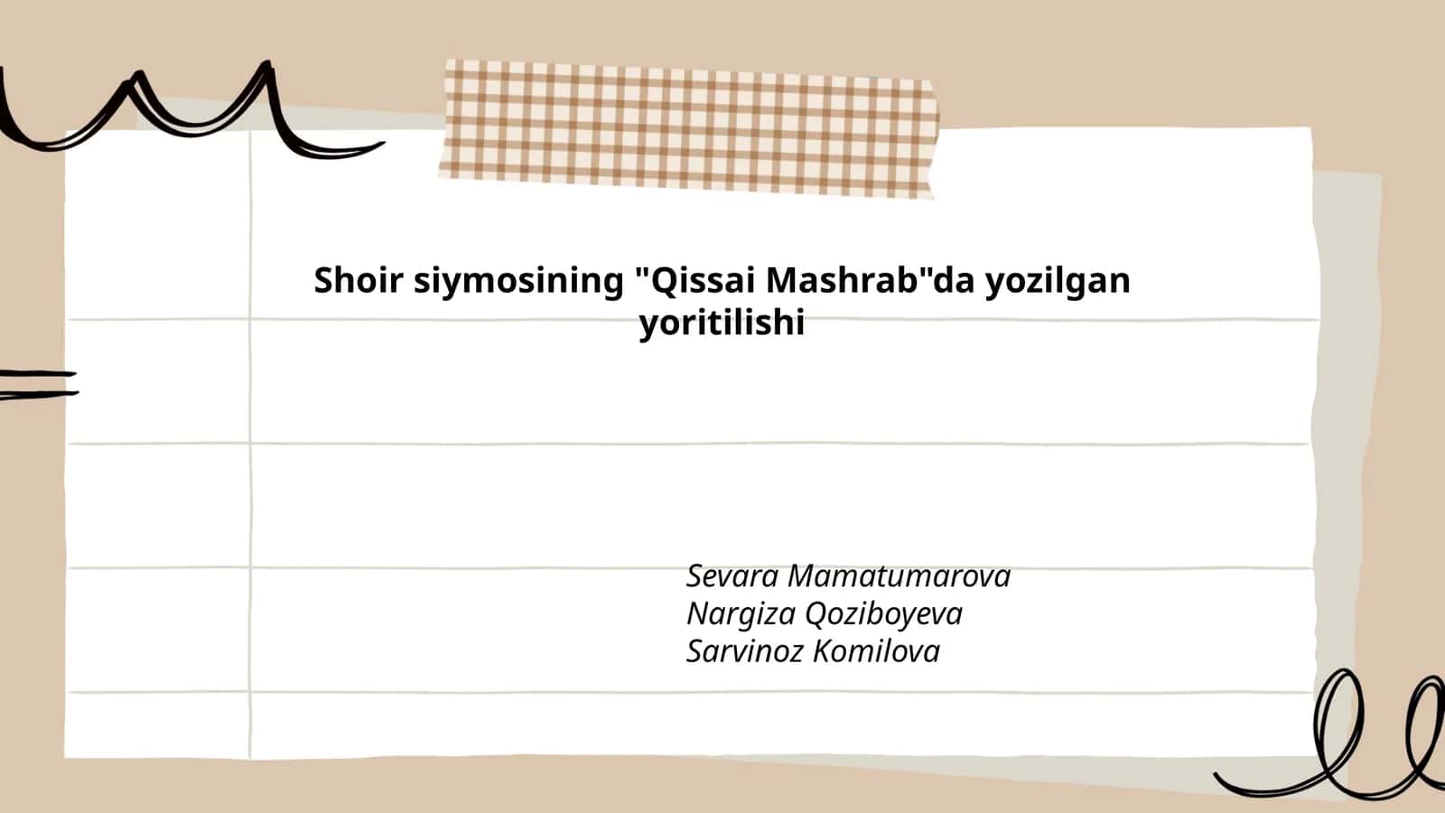 Qissai Mashrab