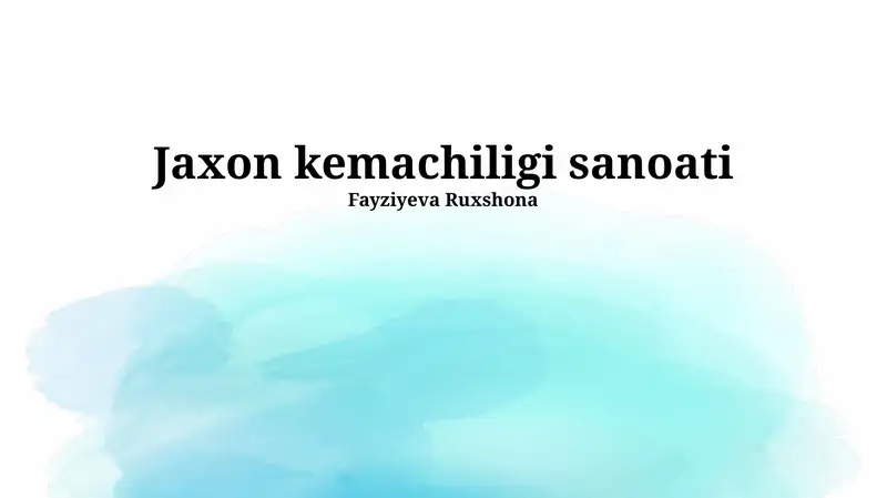 Jaxon kemachiligi sanoati