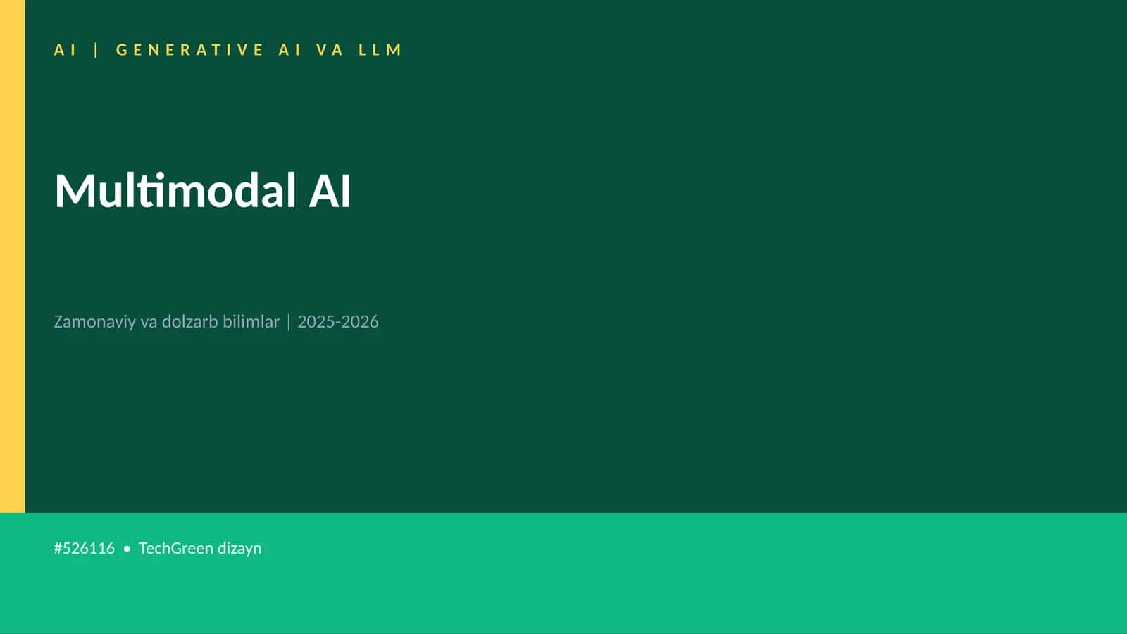 Multimodal AI