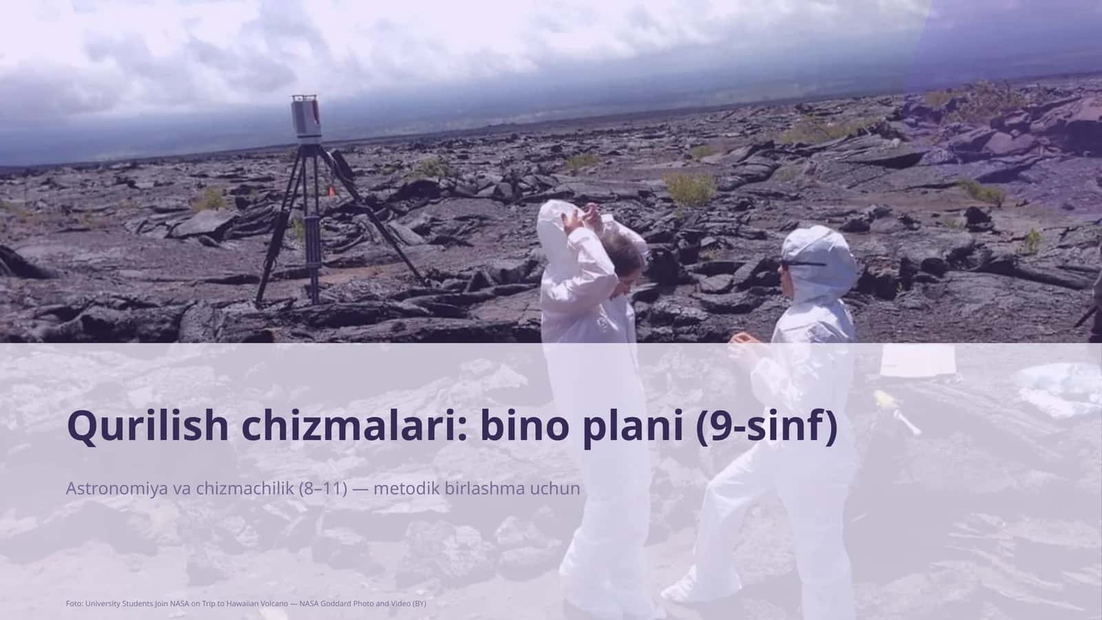 Qurilish chizmalari: bino plani (9-sinf)