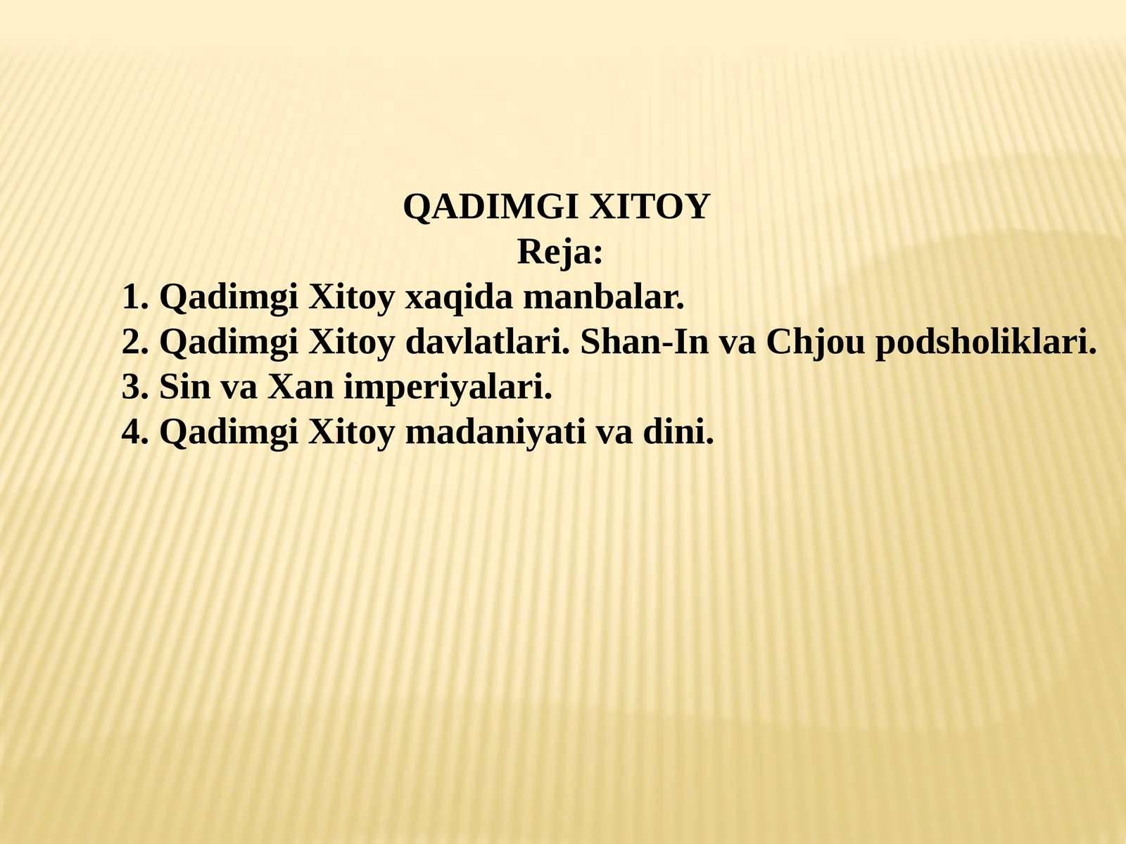 Qadimgi Xitoy