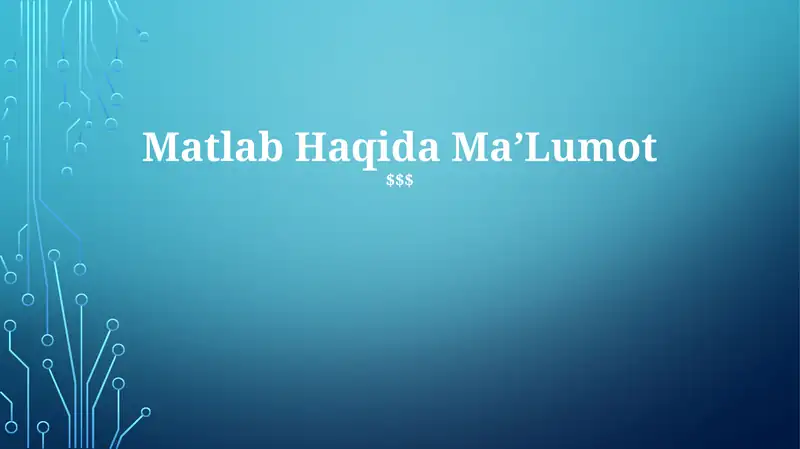 MATLAB