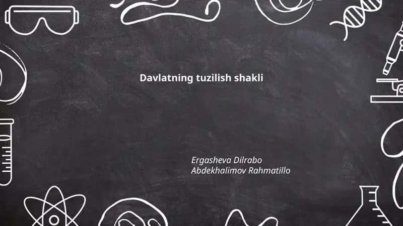Davlatning tuzilish shakli