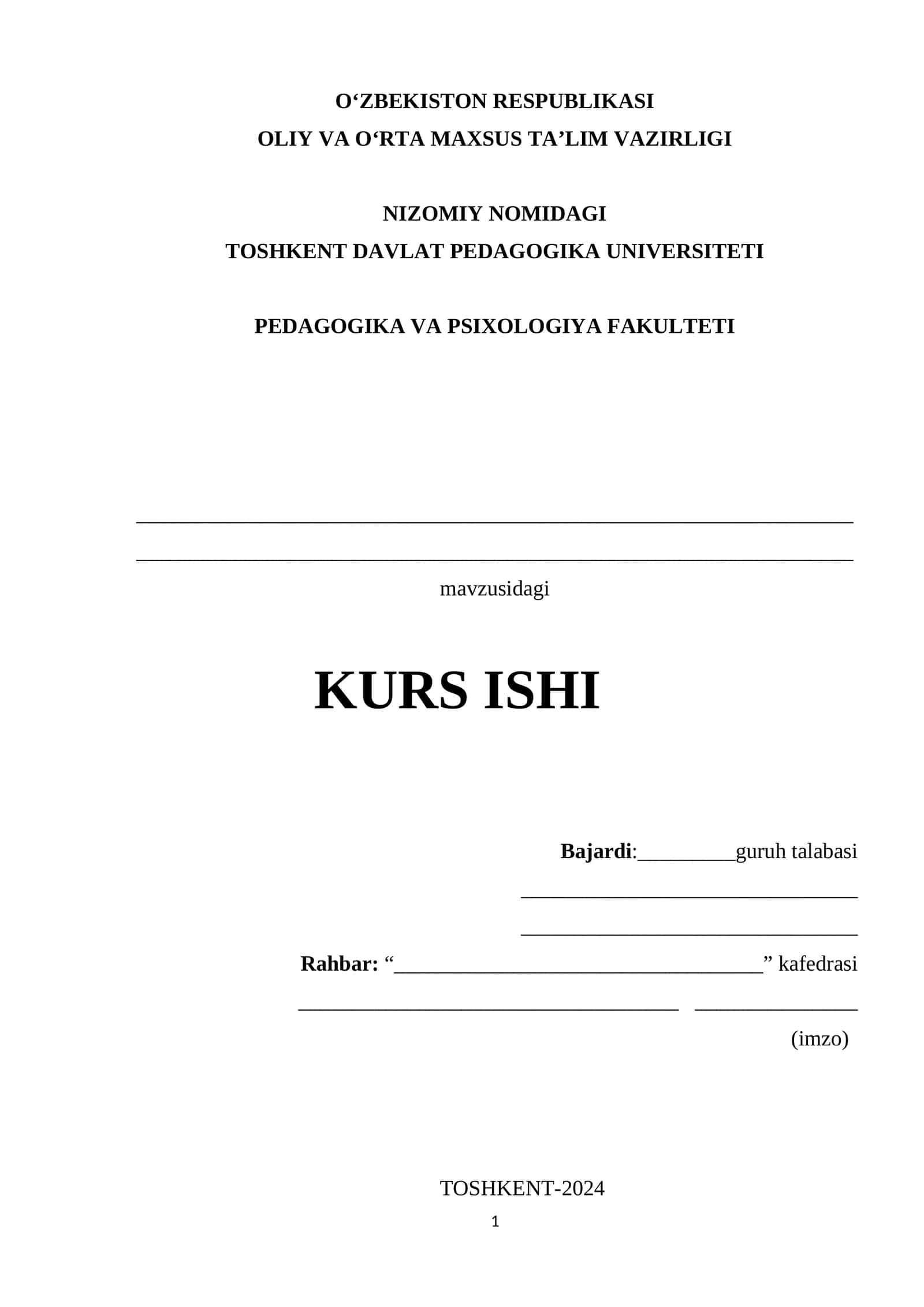 IJTIMOIY PSIXOLOGIYADA SHAXS MUAMMOSI VA MEN  KURS ISHI