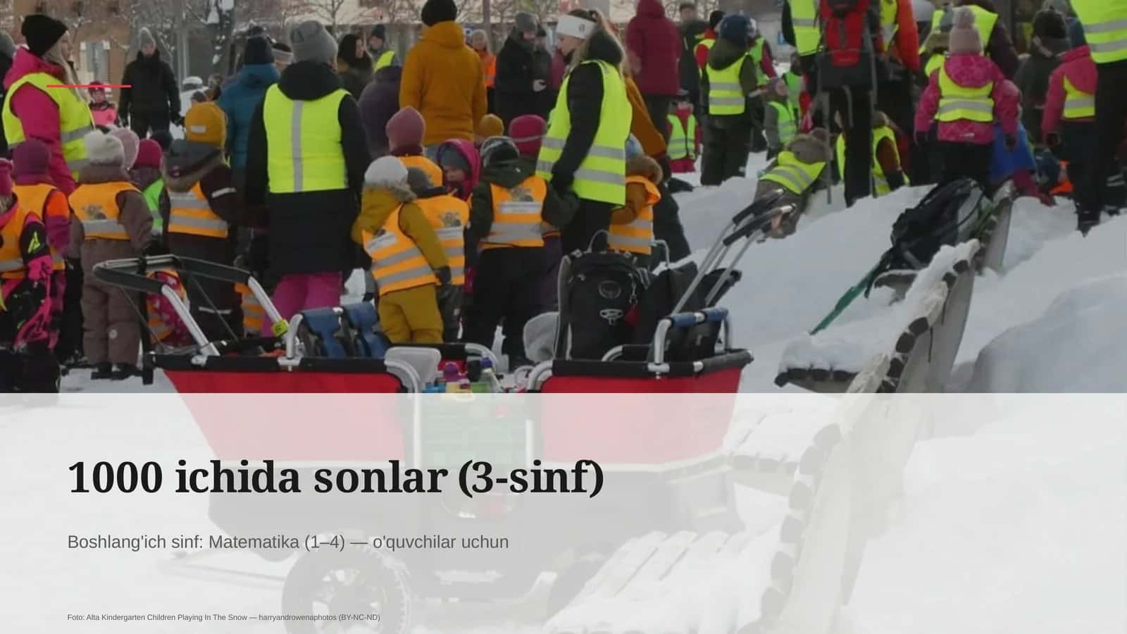 1000 ichida sonlar (3-sinf)