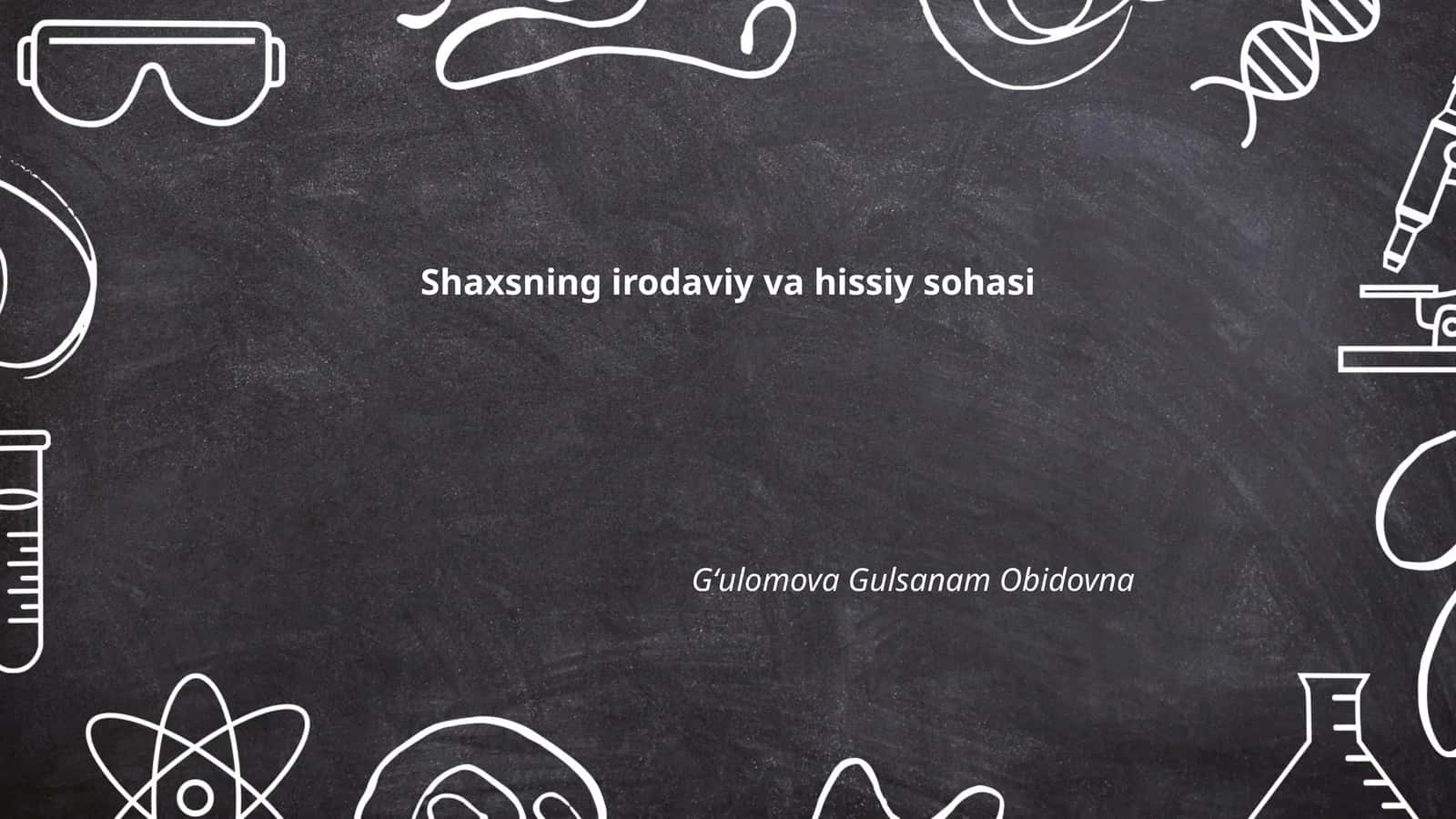 Iroda va hissiyotlar tushunchasi