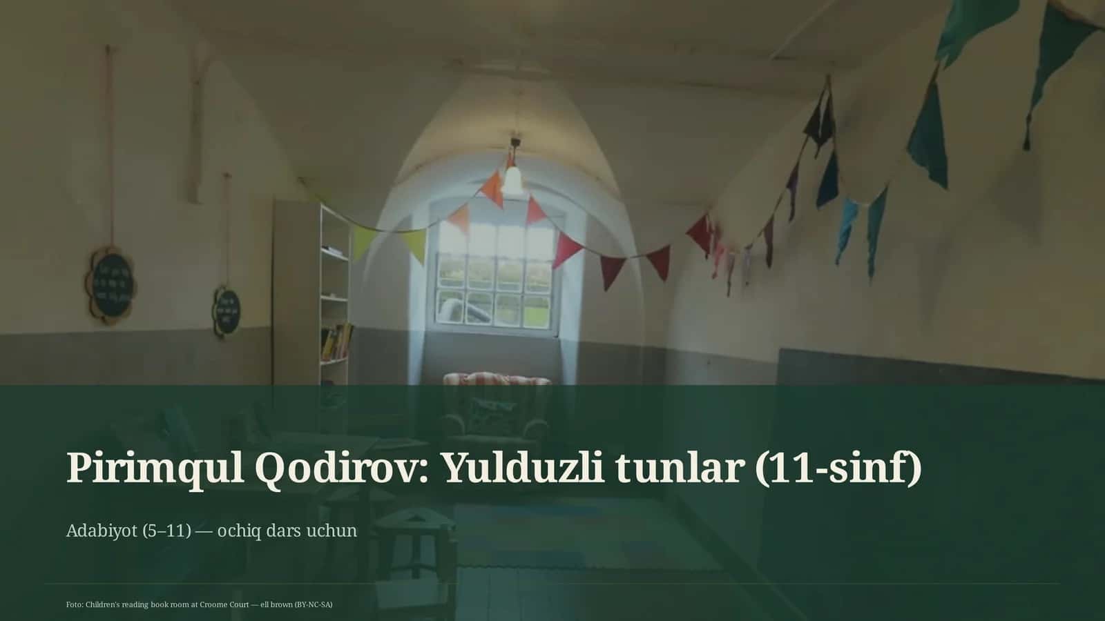 Yulduzli tunlar (11-sinf)