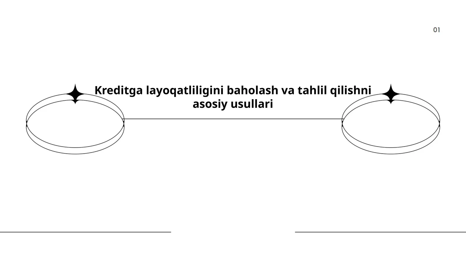 Kreditga layoqatliligini baholash va tahlil qilishni asosiy usullari