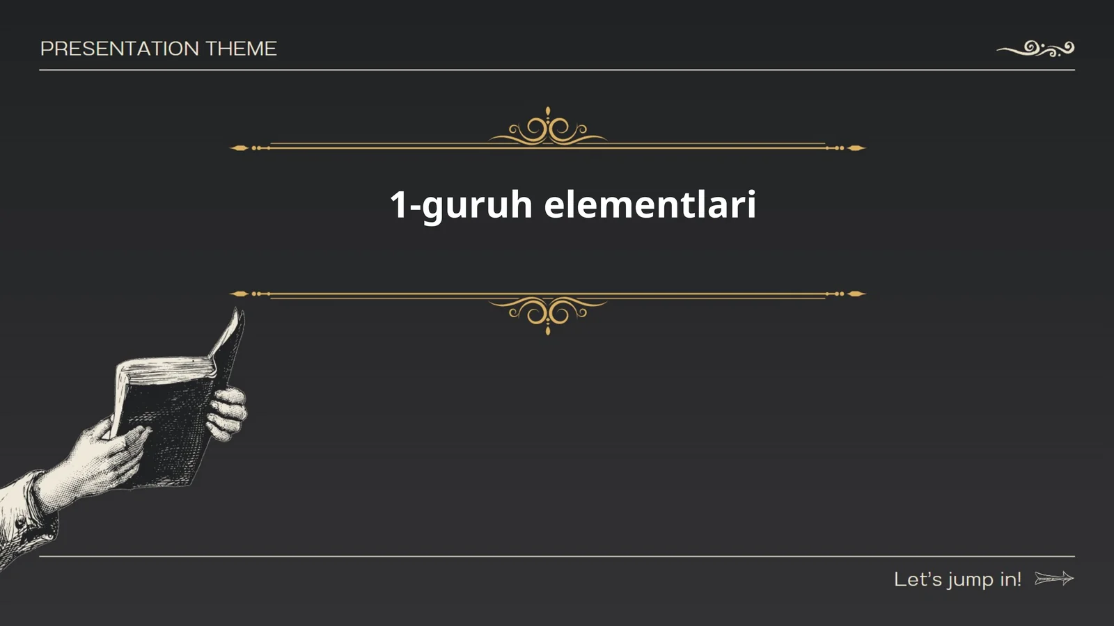 1-guruh elementlari