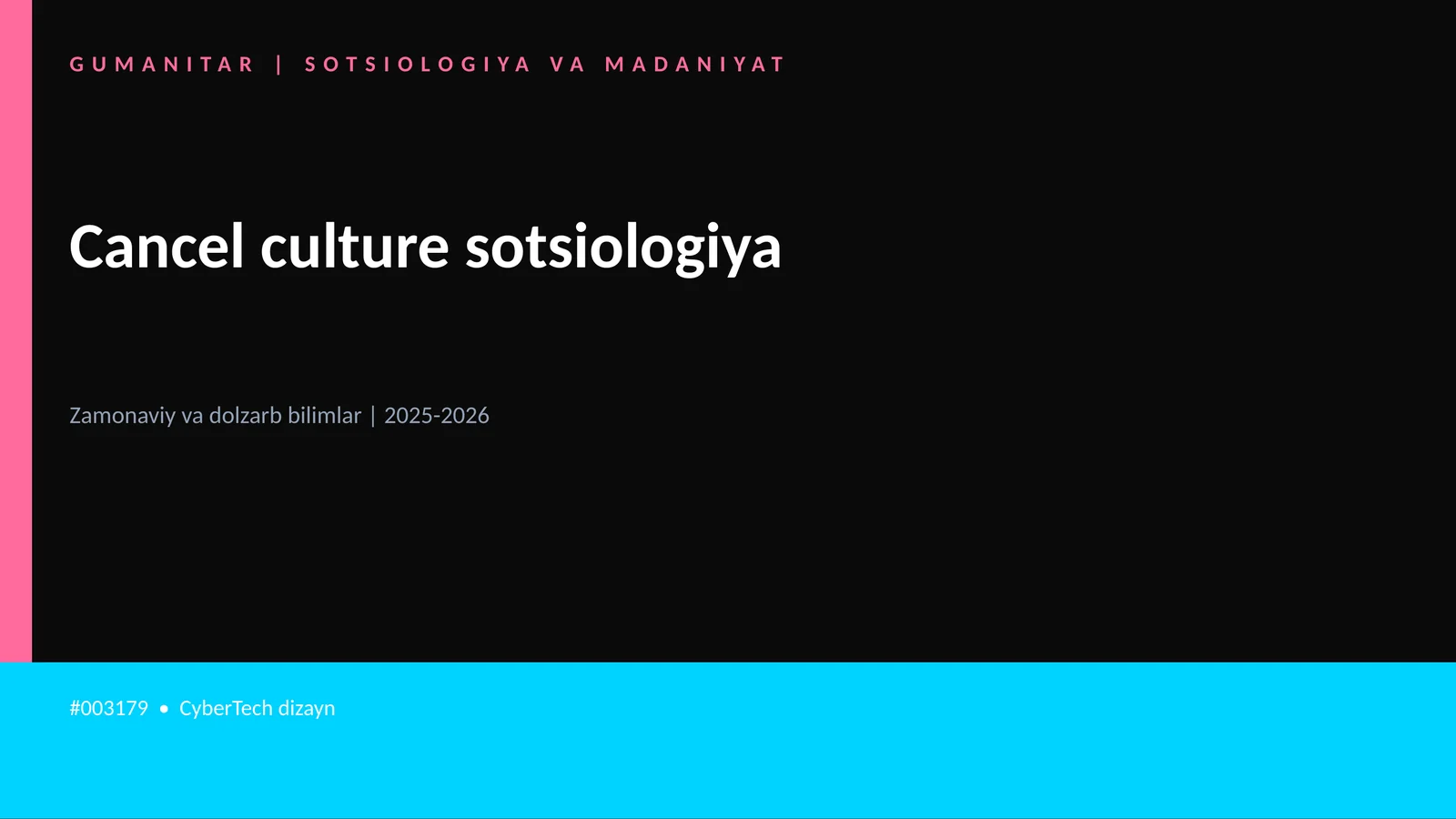 Cancel culture sotsiologiya