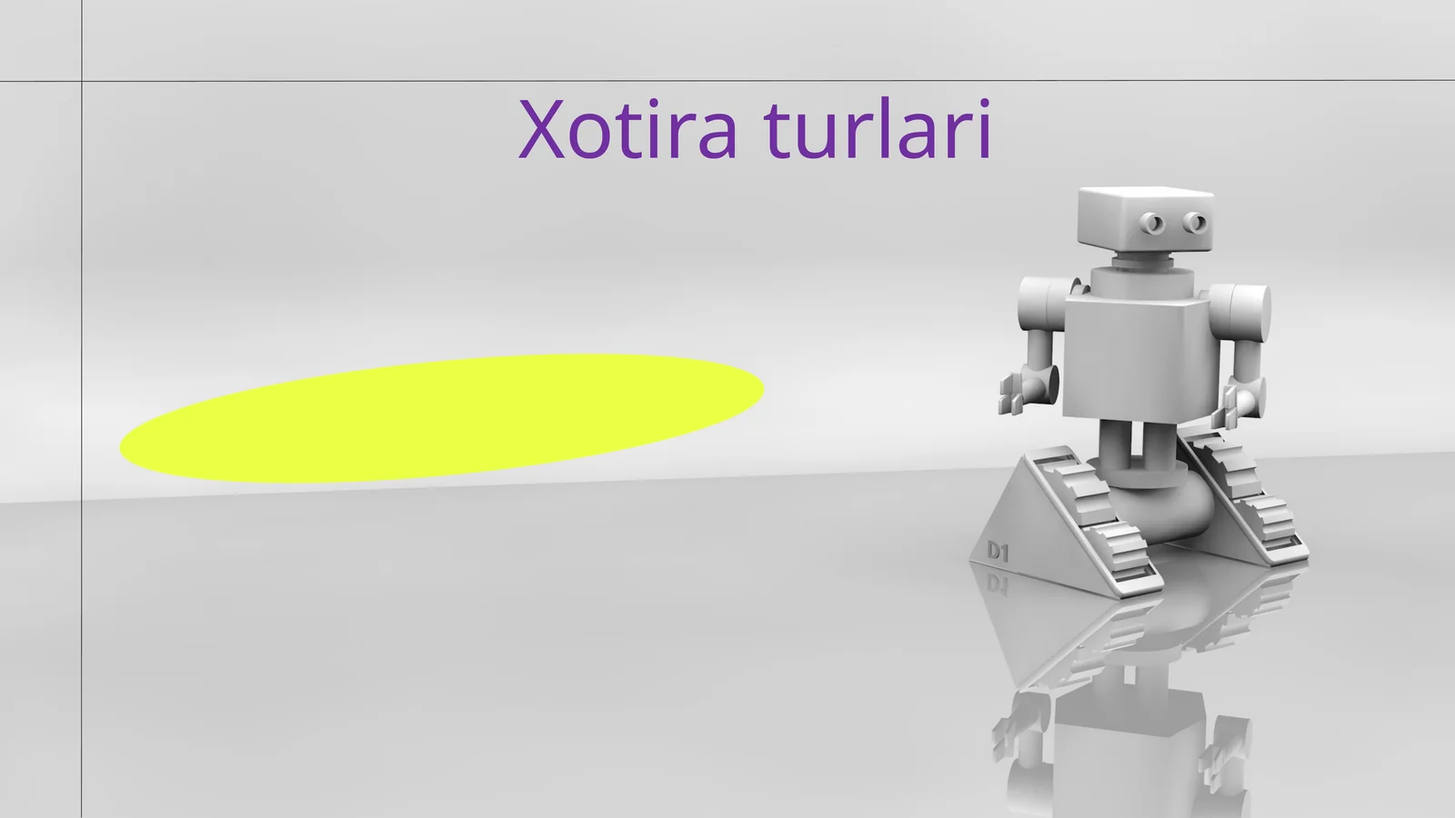 Xotira qurilmalari: turlari va ishlash prinsipi