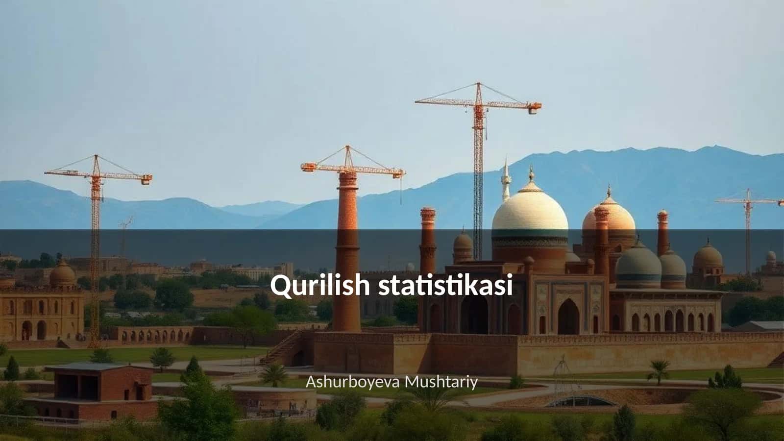 Qurilish statistikasi