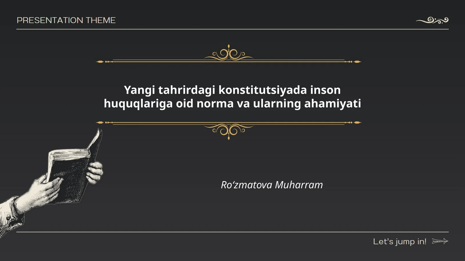 Inson huquqlari va huqoqiy erkinliklar