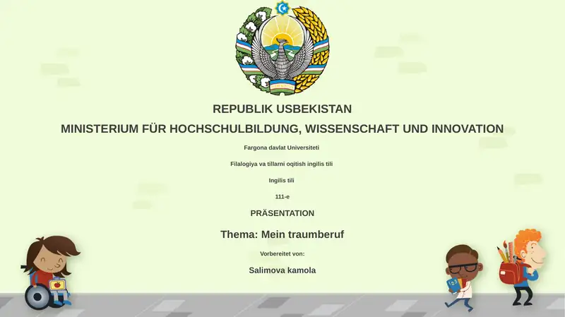 Mein Traumjob: Eine Vision