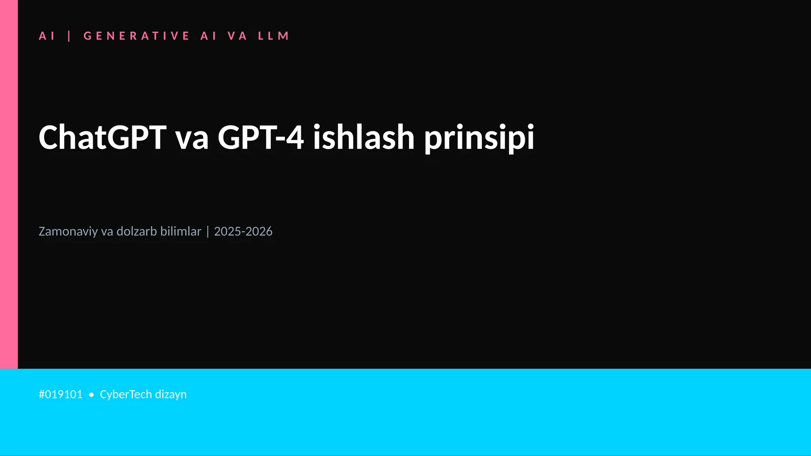 AI | GENERATIVE AI VA LLM