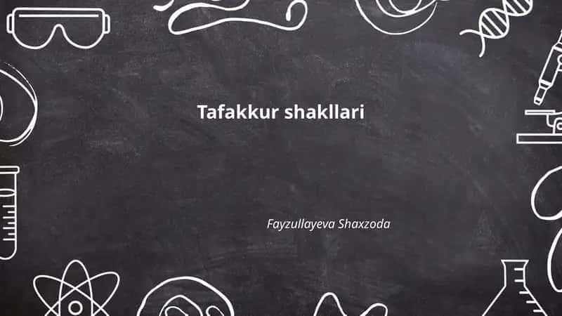 Tafakkur shakllari