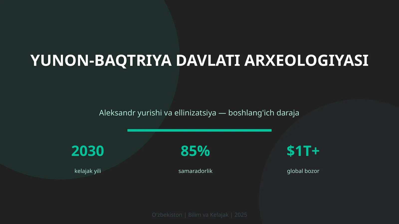 Yunon-Baqtriya davlati arxeologiyasi