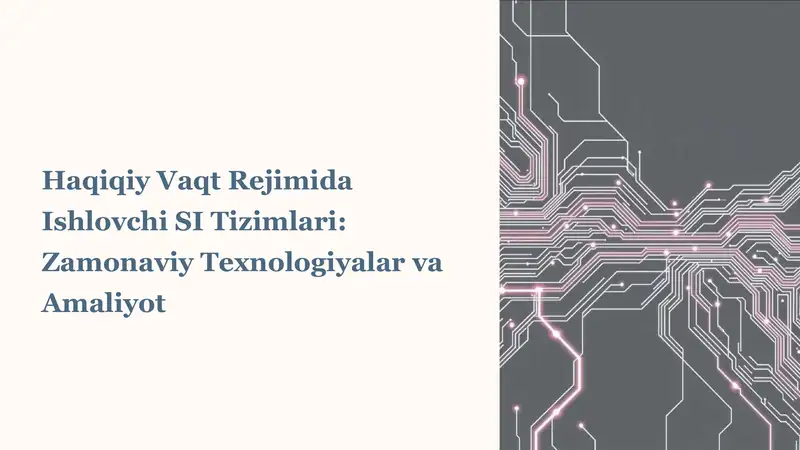 Real vaqt operatsion tizimi (RTOS)