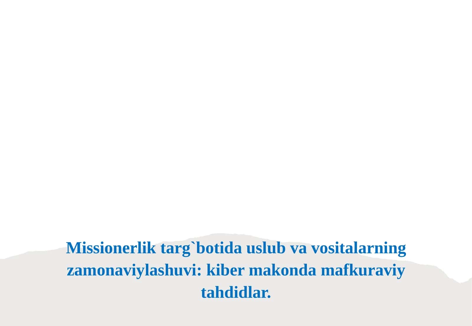 Kibermakonda Missionerlik Tarqiboti: Uslublar va Vositalar