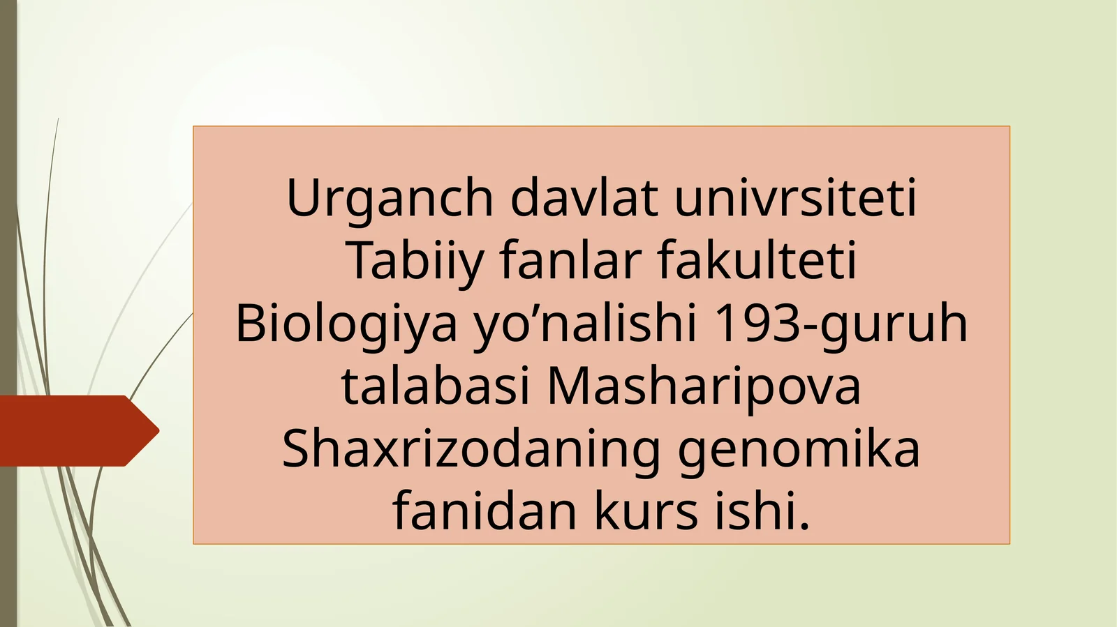 Genomning RNK darajasi