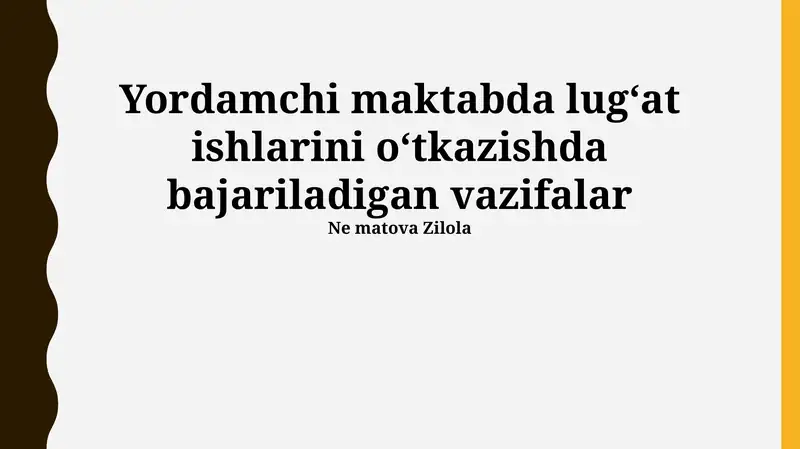 Oʻzbek tilining izohli lug'ati