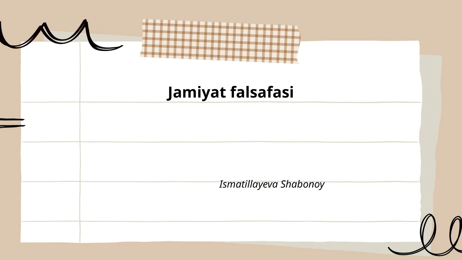 Jamiyat falsafasi