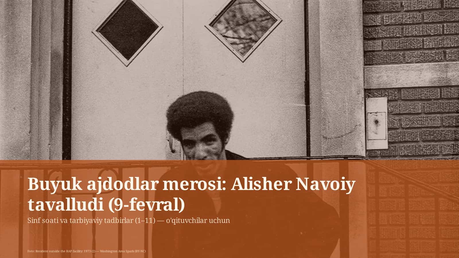 Sinf soati va tarbiyaviy tadbirlar (1–11) — o'qituvchilar uchun